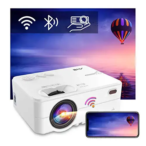 Movie Bluetooth Projector, Artlii Enjoy2 Wireless WiFi Projector for iPhone, Full HD 1080P Supported...
