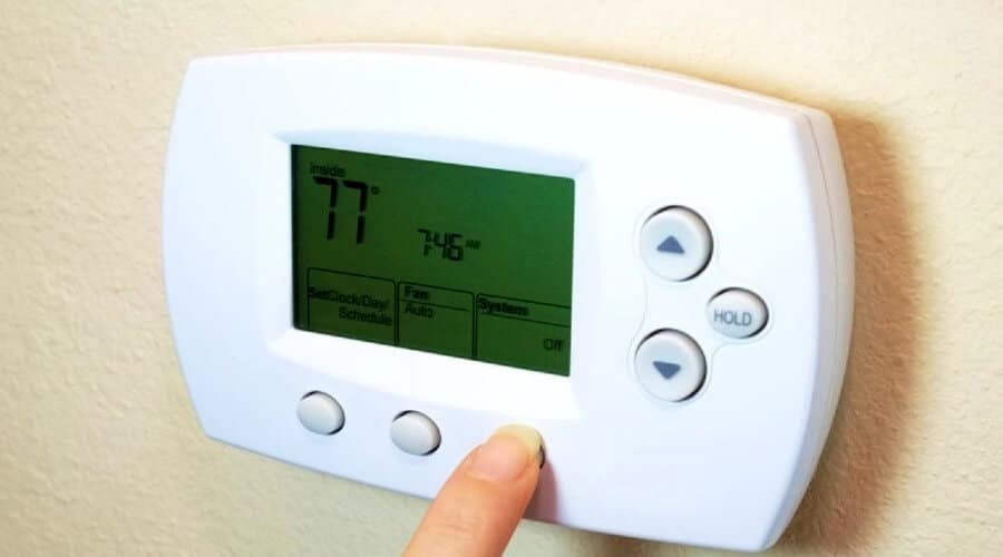 Reset Honeywell Thermostat.