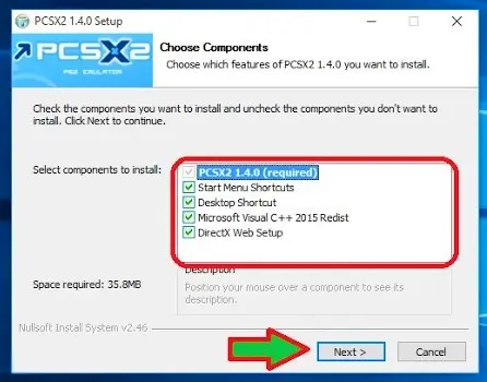 PCSX2 BIOS Setup