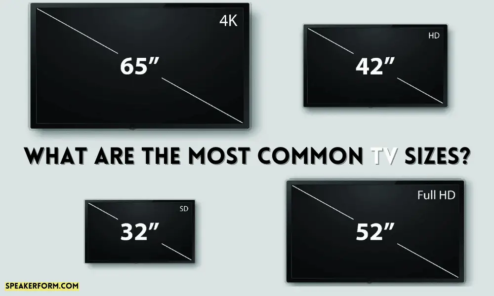 Most Common Size Tv For Living Room