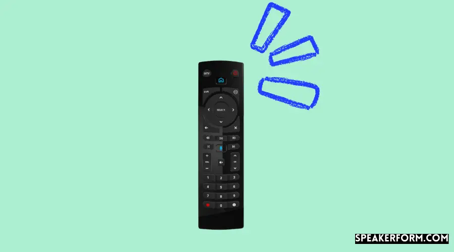 Altice Remote Blinking Blue