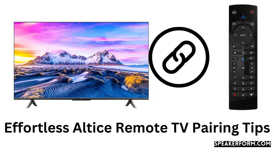 Effortless Altice Remote TV Pairing Tips