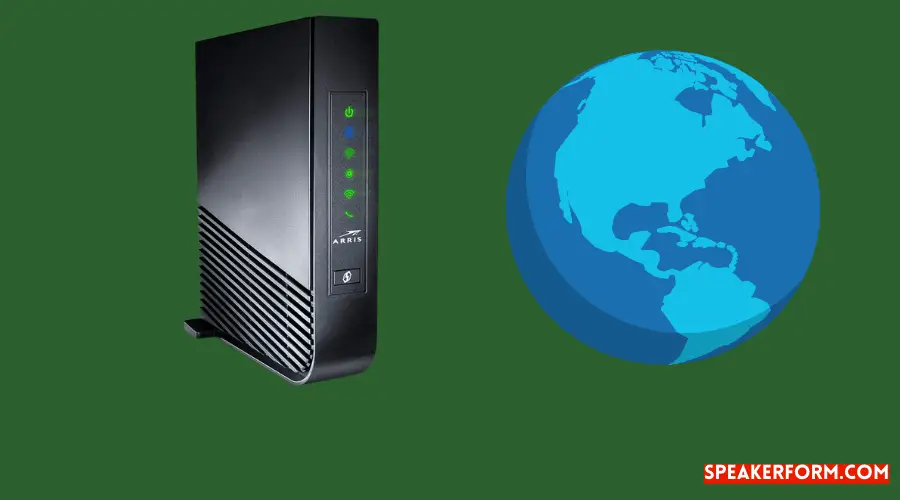 Frontier Router Blue Globe