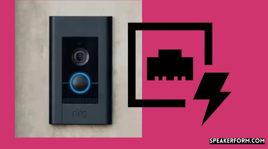 Power Over Ethernet Doorbell Camera