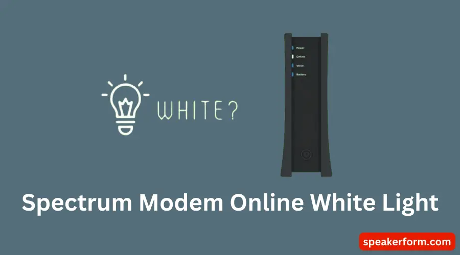 Spectrum Modem Online White Light
