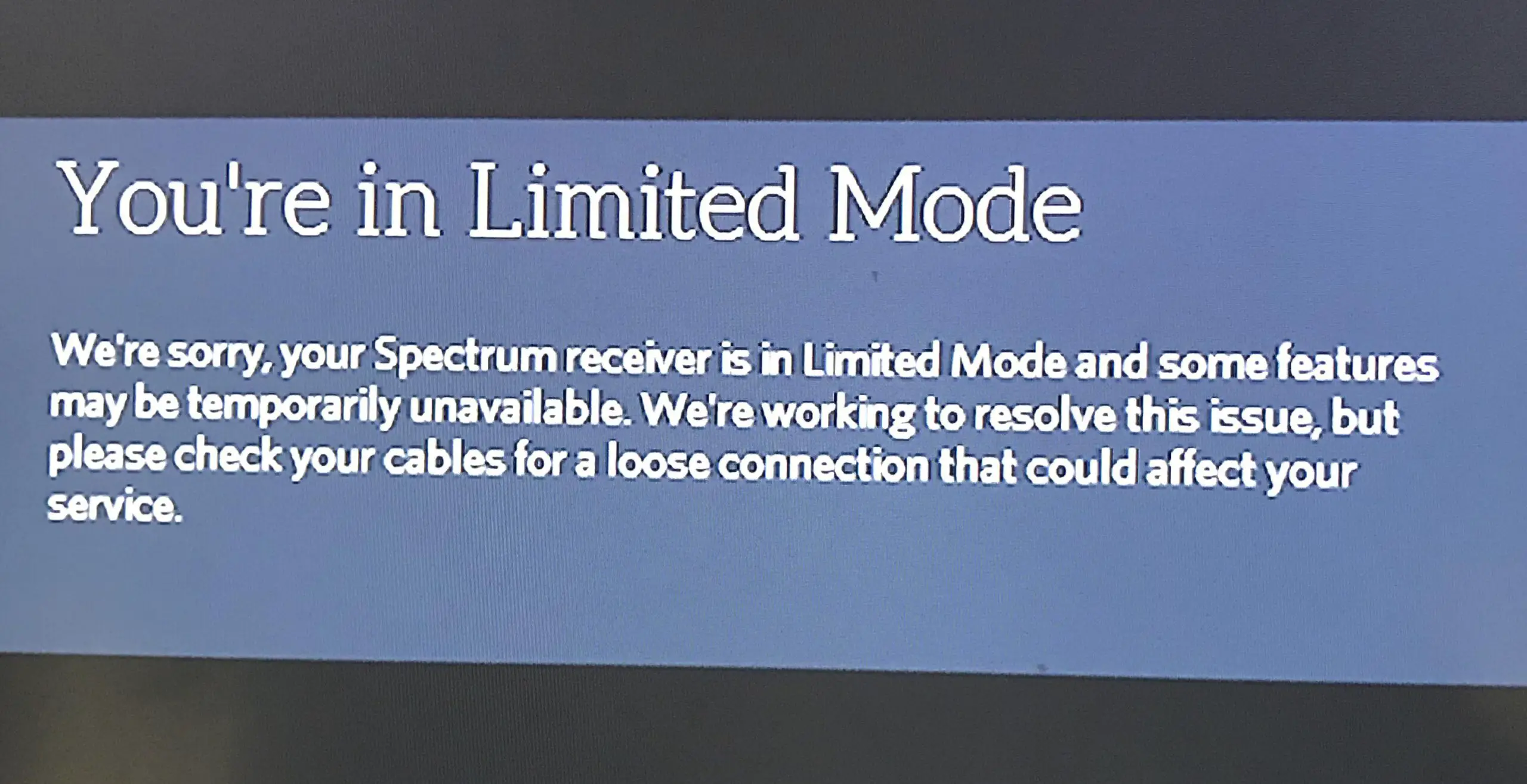 L-11 Spectrum Cable Box