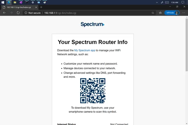 Log Into Spectrum Router Without App