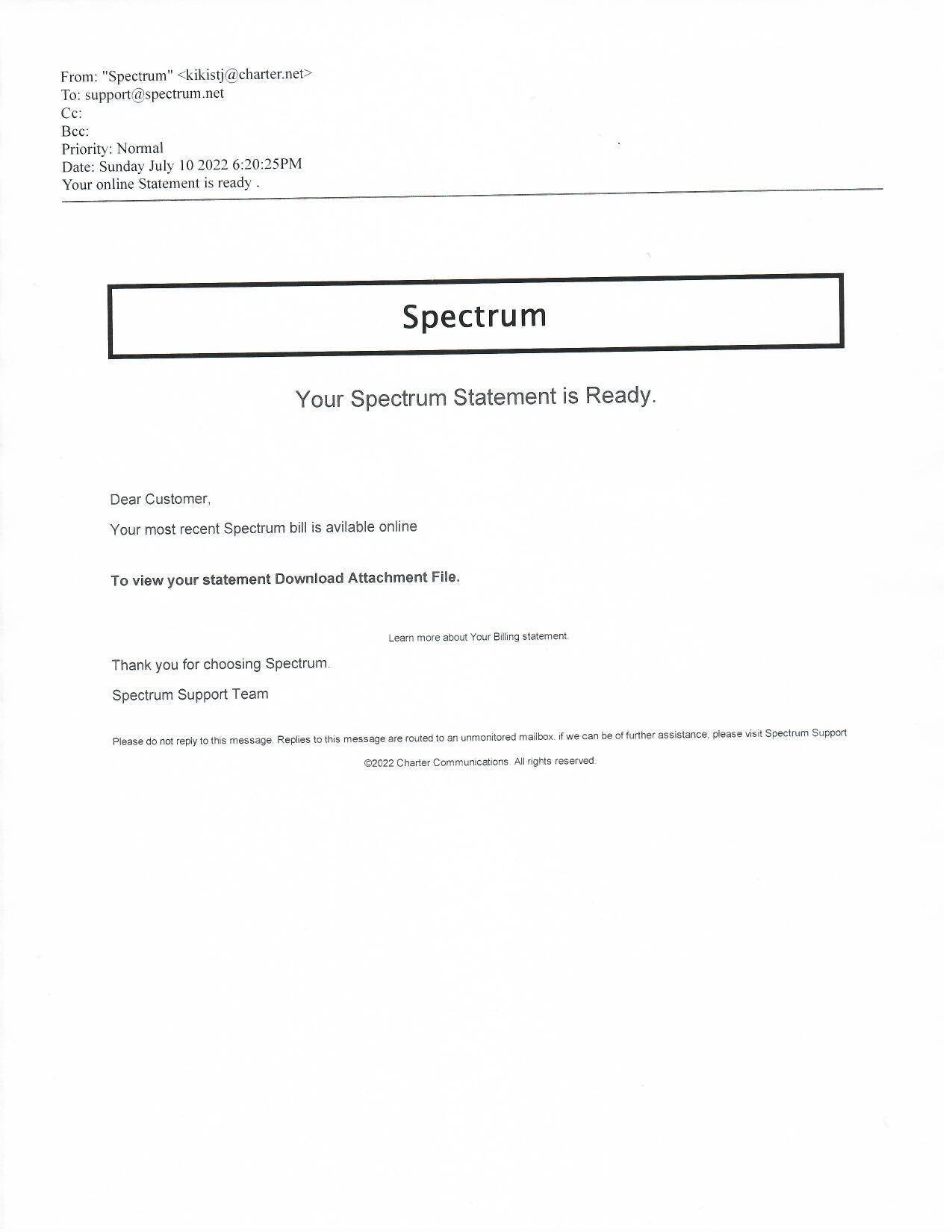 Myaccount Spectrumemails Com Legitimate