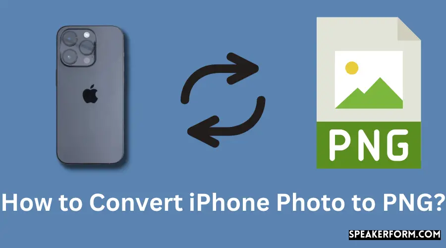 How to Convert iPhone Photo to PNG?