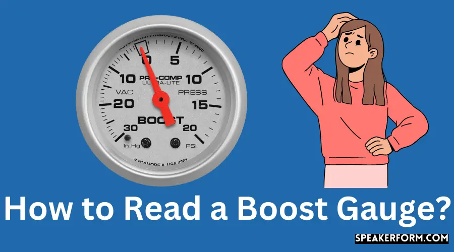 How to Read a Boost Gauge?