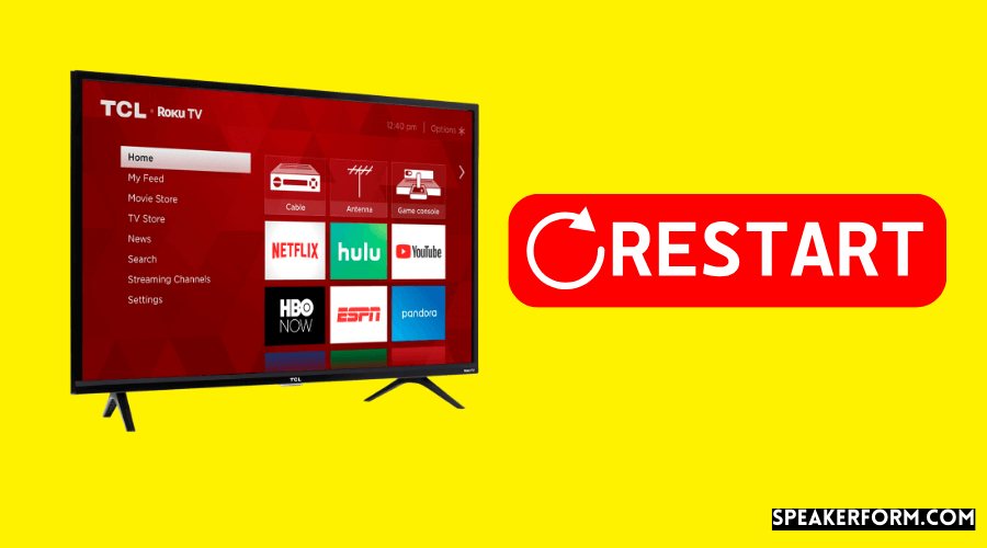 How To Fix TCL TV Black Screen? Restart the TV Using the Remote