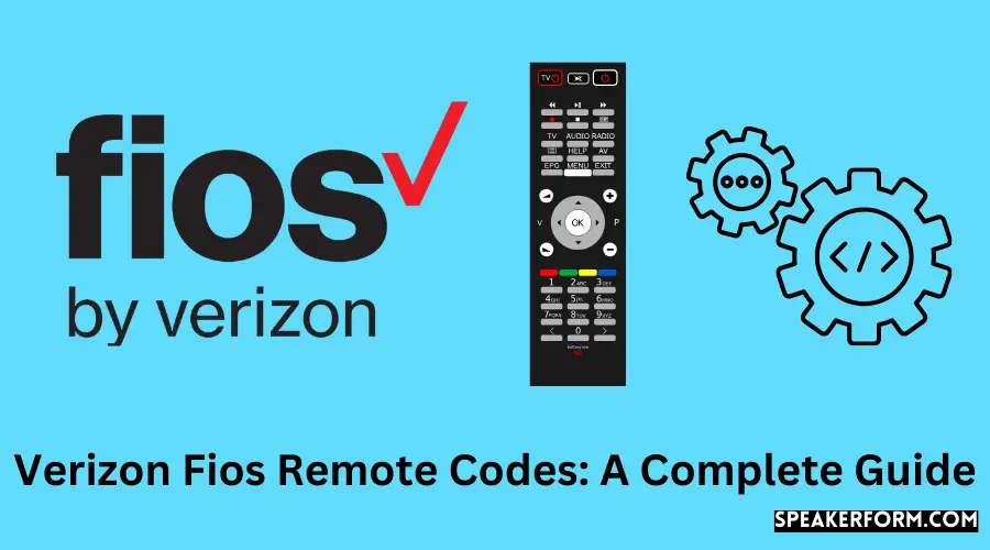 Verizon Fios Remote Codes A Complete Guide