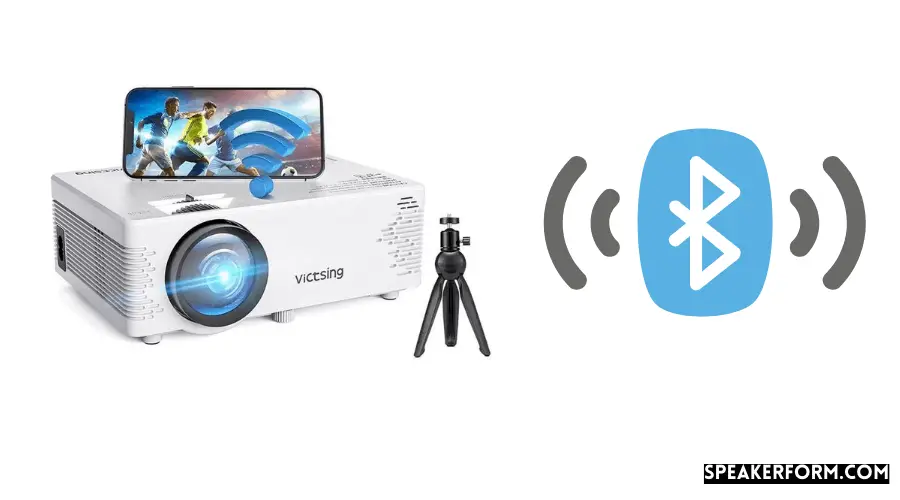 VicTsing Wi Fi Projector 4200L Wireless with Bluetooth Mirroring