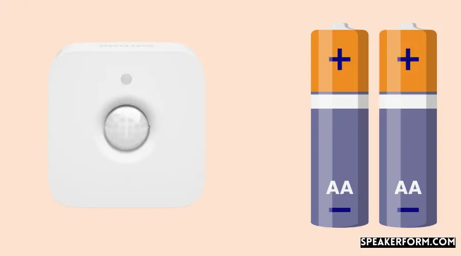 Philips Hue Motion Sensor Battery Guide: All You Need To Know Two AA batteries are required for use with the Hue Outdoor Motion Sensor
