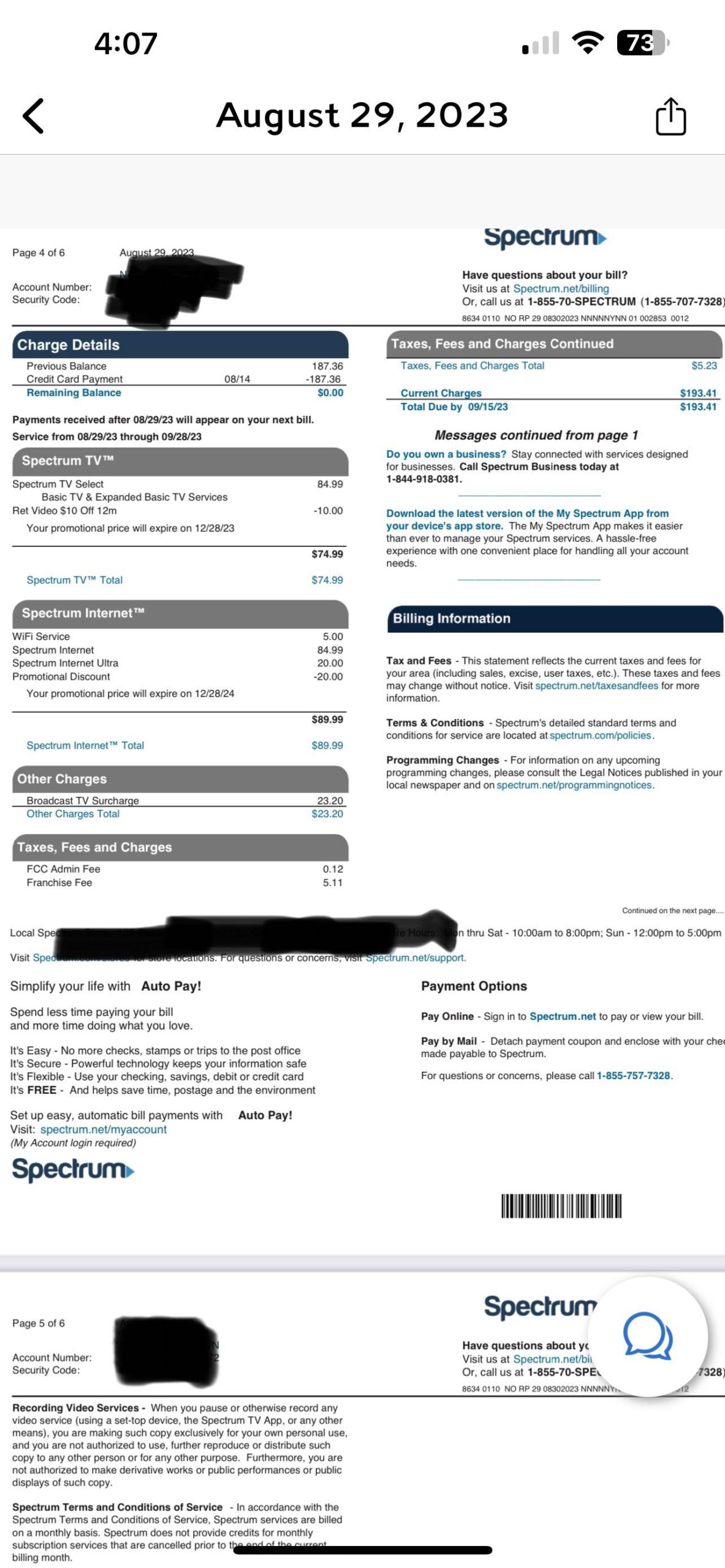 How Much Do You Pay for Spectrum Internet Reddit
