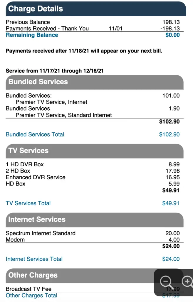 Spectrum Internet Help With Bill